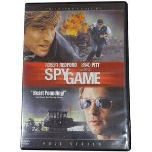 Spy Game (DVD, 2002, Full Frame Collectors Edition) Tested. new Case